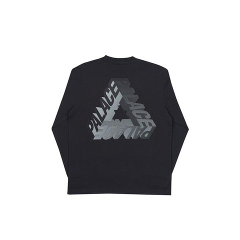 Palace P-3D LONGSLEEVE BLACK