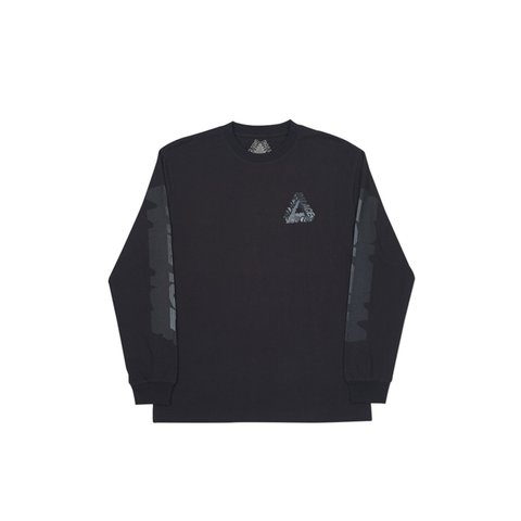 Palace P-3D LONGSLEEVE BLACK - Colorway