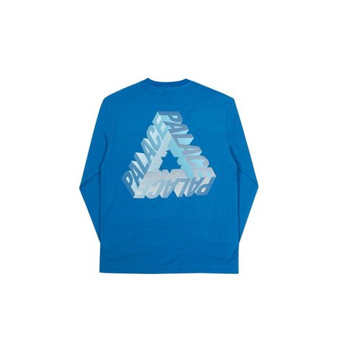 Palace P-3D LONGSLEEVE BLUE