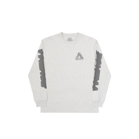 Palace P-3D LONGSLEEVE GREY MARL - Colorway