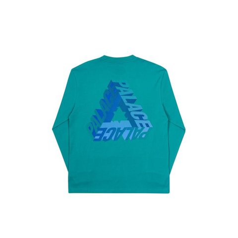 Palace P-3D LONGSLEEVE SEA GREEN
