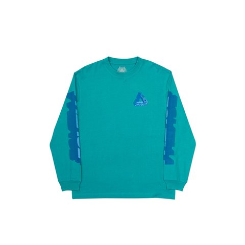 Palace P-3D LONGSLEEVE SEA GREEN - Colorway