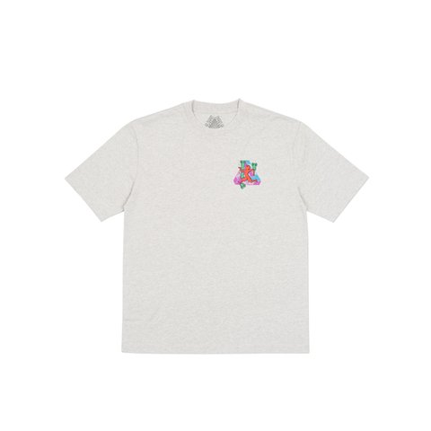 Palace DANCING MAN T-SHIRT GREY MARL - Colorway