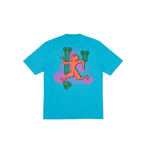 Palace DANCING MAN T-SHIRT TEAL BLUE