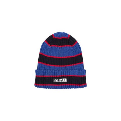 Palace BORDER BEANIE NAVY / RED