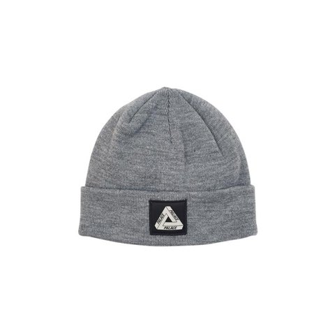 Palace TRI FERG PATCH BEANIE GREY MARL