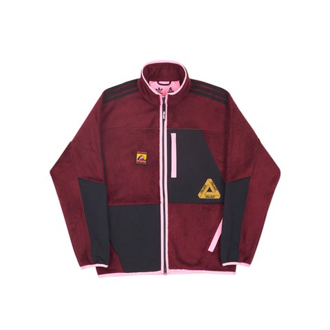 Palace POLAR TRACK TOP MAROON - Colorway