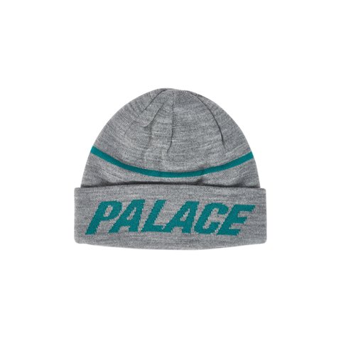 REVERSIBLE BEANIE GREY MARL / GREEN