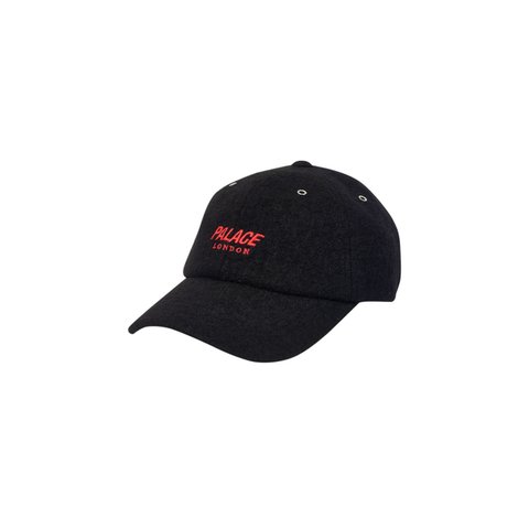 WOOL-UP 6-PANEL BLACK