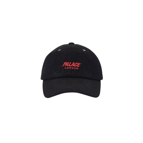 WOOL-UP 6-PANEL BLACK
