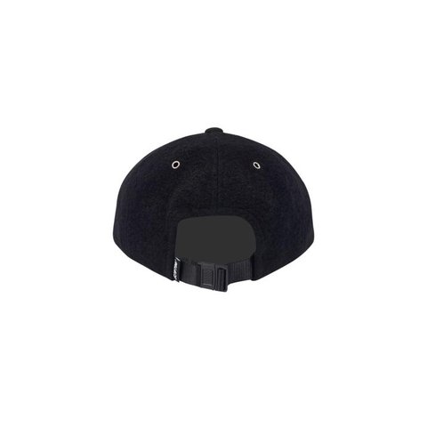 WOOL-UP 6-PANEL BLACK