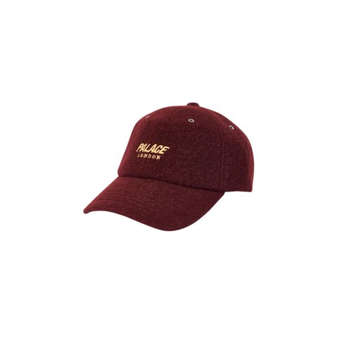 WOOL-UP 6-PANEL BURGUNDY