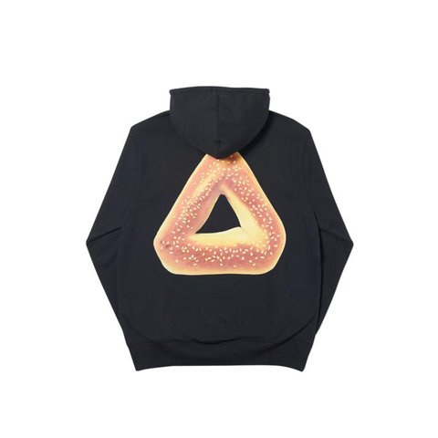 TRI-BAGEL HOOD BLACK