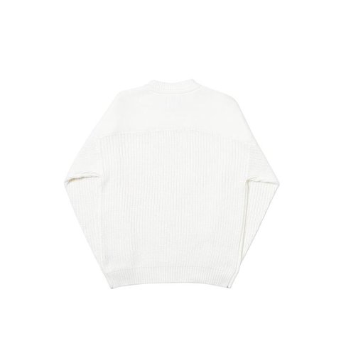 THICK CHUNK KNIT WHITE