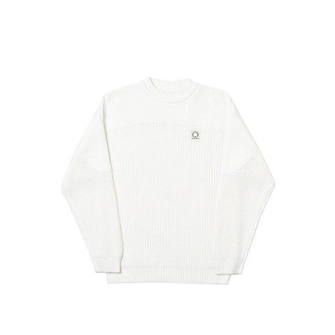 THICK CHUNK KNIT WHITE