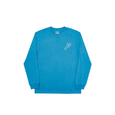 Palace P-LINK LONGSLEEVE BLUE - Colorway