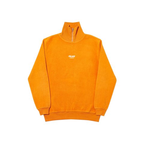 BRUSHER ZIP NECK SWEAT YELLOW