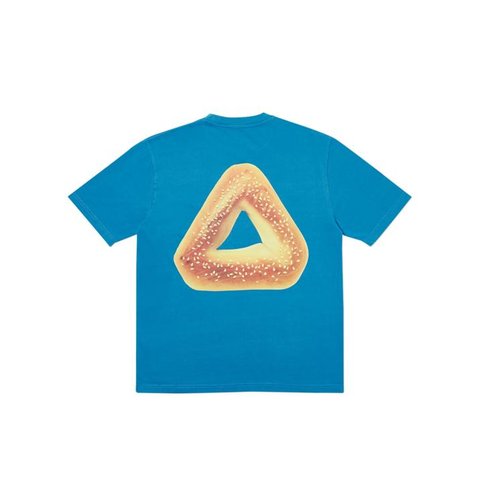 TRI-BAGEL T-SHIRT BLUE