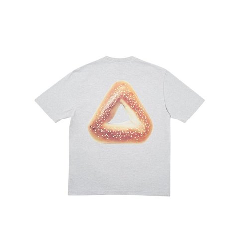 TRI-BAGEL T-SHIRT GREY MARL