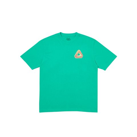 TRI-BAGEL T-SHIRT POOL GREEN