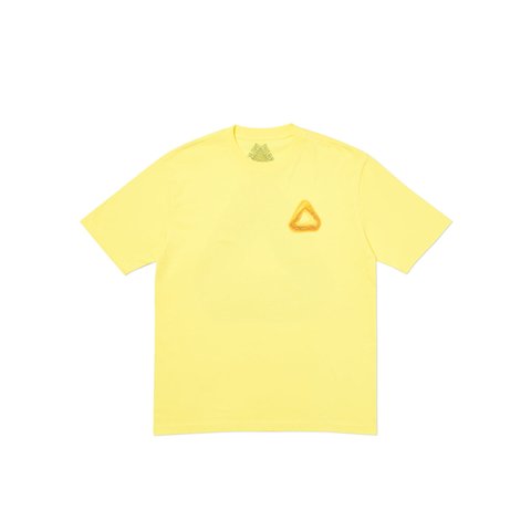 Palace TRI-BAGEL T-SHIRT LIGHT YELLOW - Colorway