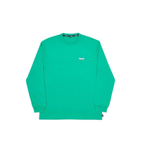 BASICALLY A LONGSLEEVE POOL GREEN