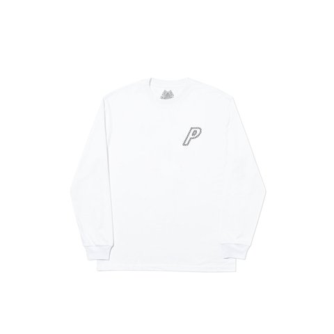 Palace P-LINK LONGSLEEVE WHITE - Colorway