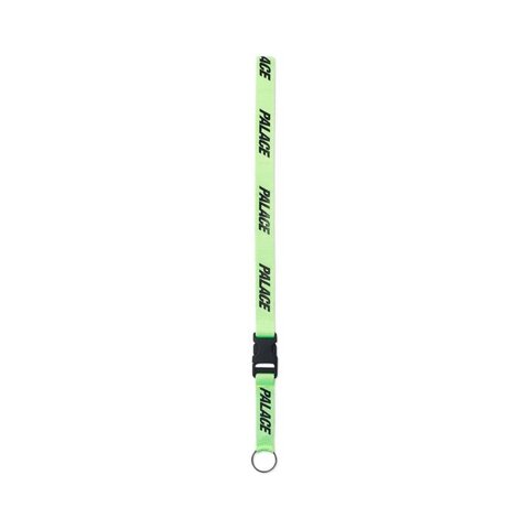 P-CLIP LANYARD FLURO GREEN