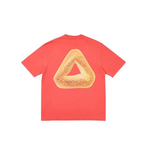 TRI-BAGEL T-SHIRT LIGHT RED