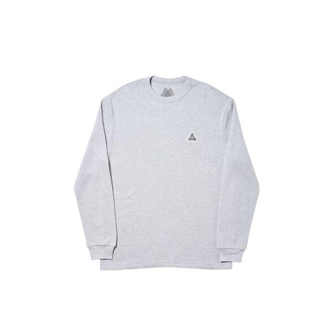 Palace SOFAR WAFFLE LONGSLEEVE GREY MARL