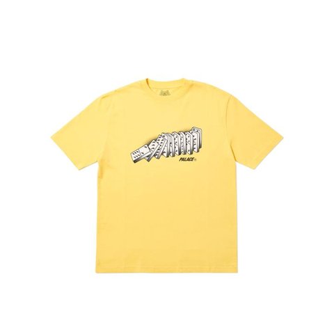 Palace DOMINO T-SHIRT YELLOW