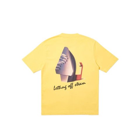 Palace STEAMING T-SHIRT YELLOW