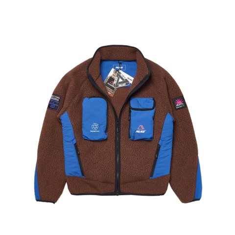 Palace POLARTEC GO-GO JACKET BROWN - Colorway