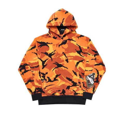 Palace POLARTEC LAZER HOOD FIRE CAMO - Colorway