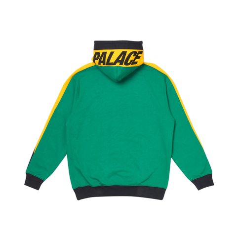Palace CATCH UP HOOD BLACK / YELLOW / GREEN - Colorway