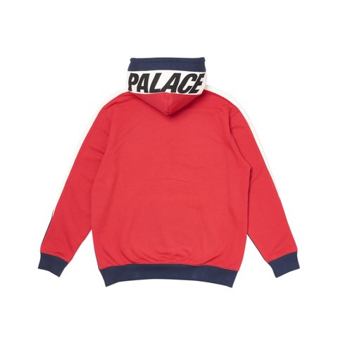 Palace CATCH UP HOOD NAVY / WHITE / RED - Colorway