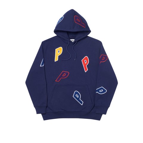Palace MULTIPLE P-HOOD NAVY - Colorway