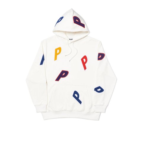 Palace MULTIPLE P-HOOD WHITE - Colorway