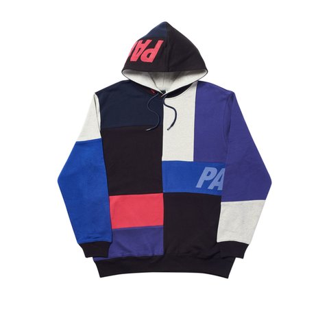 Palace PATCH HOOD PURPLE MULTI - Colorway
