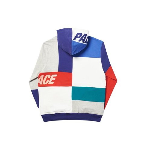 Palace PATCH HOOD GREY MARL MULTI