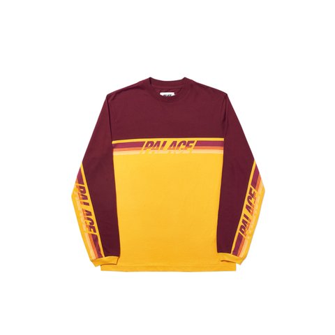 Palace CHATTETH LONGSLEEVE BURGUNDY - Colorway