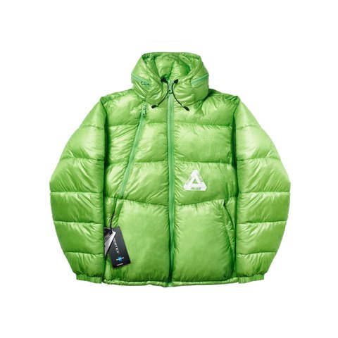 Palace PERTEX FUSE PUFFA LIME - Colorway