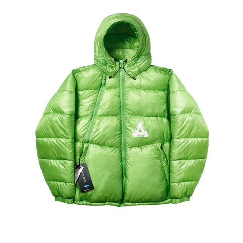 Palace PERTEX FUSE PUFFA LIME - Colorway