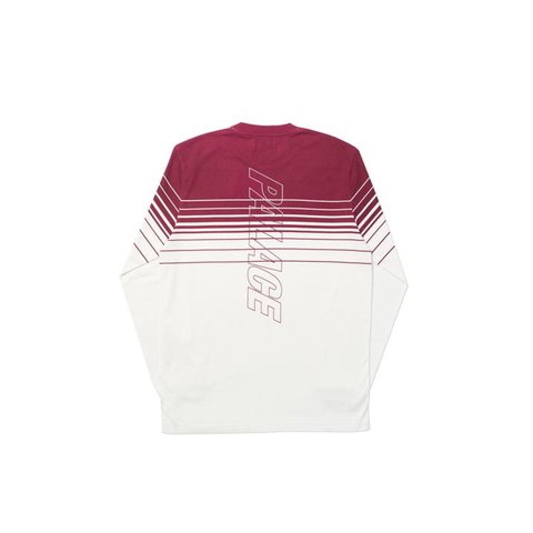 Palace LINER LONGSLEEVE BURGUNDY