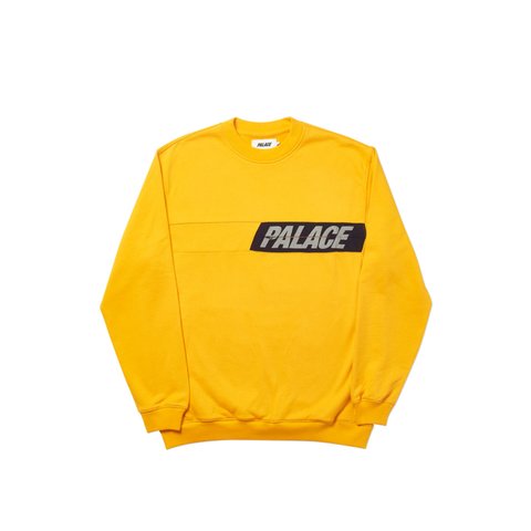 Palace ZIP IT CREW YELLOW - Colorway
