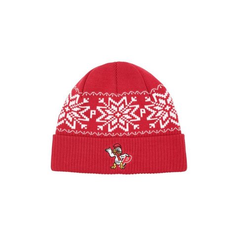 Palace P-DUCK BEANIE RED