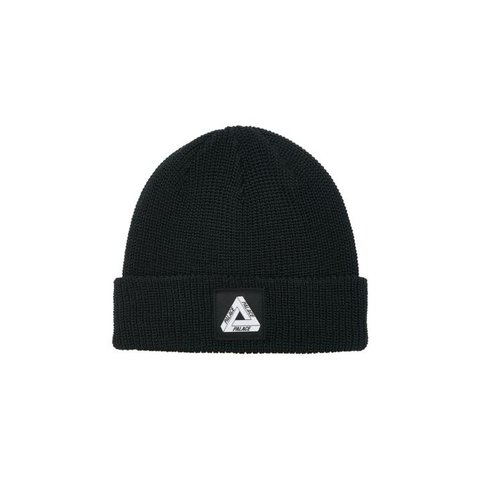 Palace TRI-FERG PATCH BEANIE BLACK