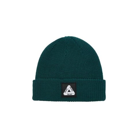 Palace TRI-FERG PATCH BEANIE DARK GREEN