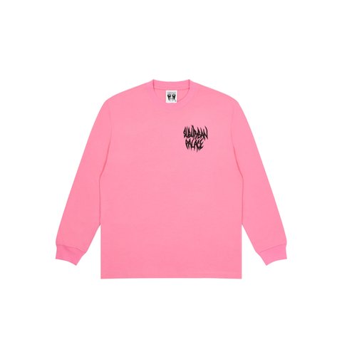 Palace PALACE SUBURBAN BLISS FLOWER FACES LONGSLEEVE PINK - Colorway