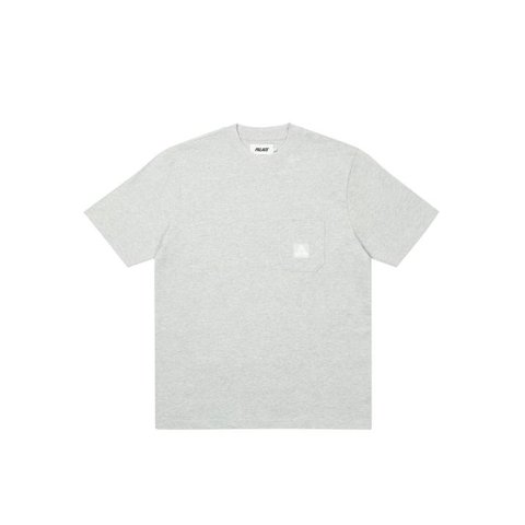 Palace PATCH POCKET T-SHIRT GREY MARL